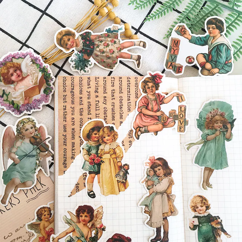 

Kawaii Cute angel baby Christmas Decorative Sticker Scrapbooking Sticker Phone diary DIY craft photo albums Sticker