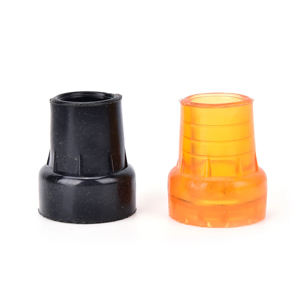 

1Pc 19mm Metal Ferrule Bottom End Cover Cane Crutch Pad Heavy Duty Resin Walking Hiking Stick Antiskid Hot Sell