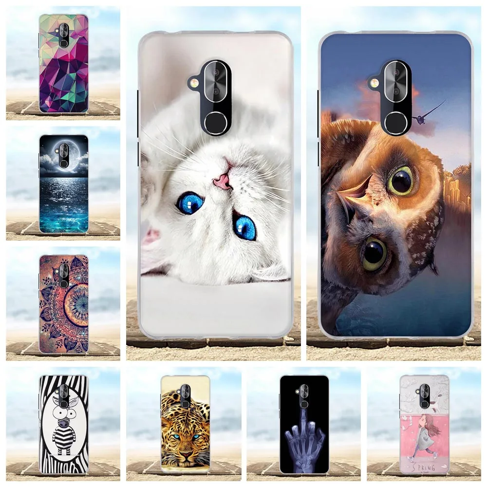 

For Alcatel 7 Case Soft Silicone Cover Funda For Alcatel 7 6062W 6763T Cover Cartoon Patterned Coque For Alcatel 7 Alcatel7 Capa