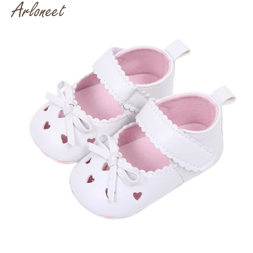 

Arloneet 2 Colors Fashion First Walkers Baby Shoes 2017 Hot Boy Girl Soft Sole Anti-slip Sneakers Bowknot 2019 ST20