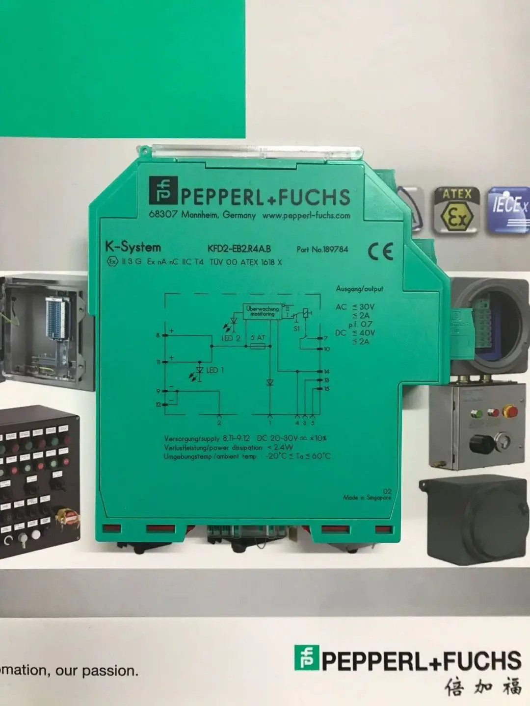 

KFD2-EB2.R4A.B Redundant Track Power Supply Module with Bus Terminals
