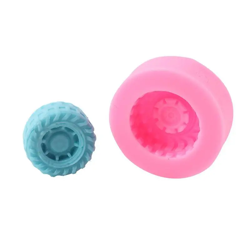 

TPFOCUS 3D Tires Wheel Silicone Mold DIY Sugar Chocolate Fondant Cake Cupcake Baking Mould