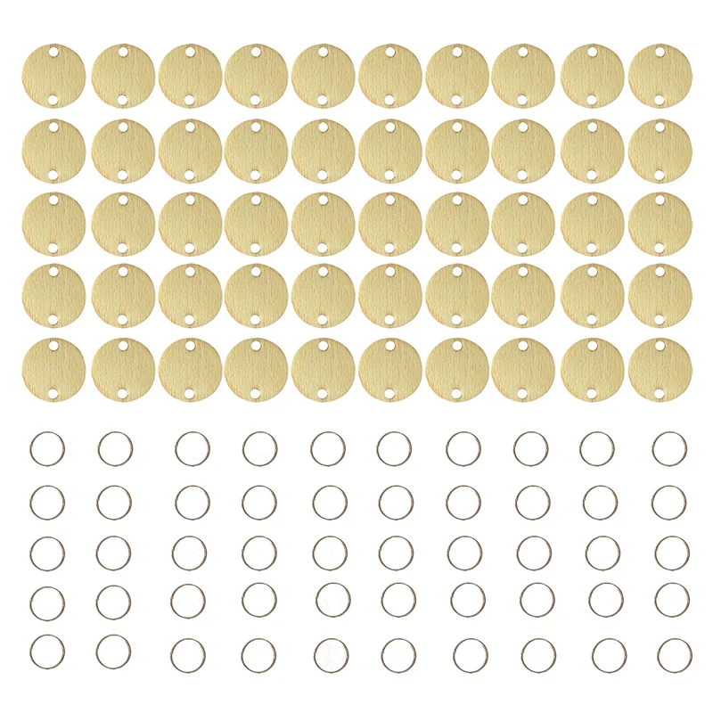 50 шт в наборе, незаконченные деревянные диски монеты кружки с дырочками DIY Семья, одежда для дня рождения