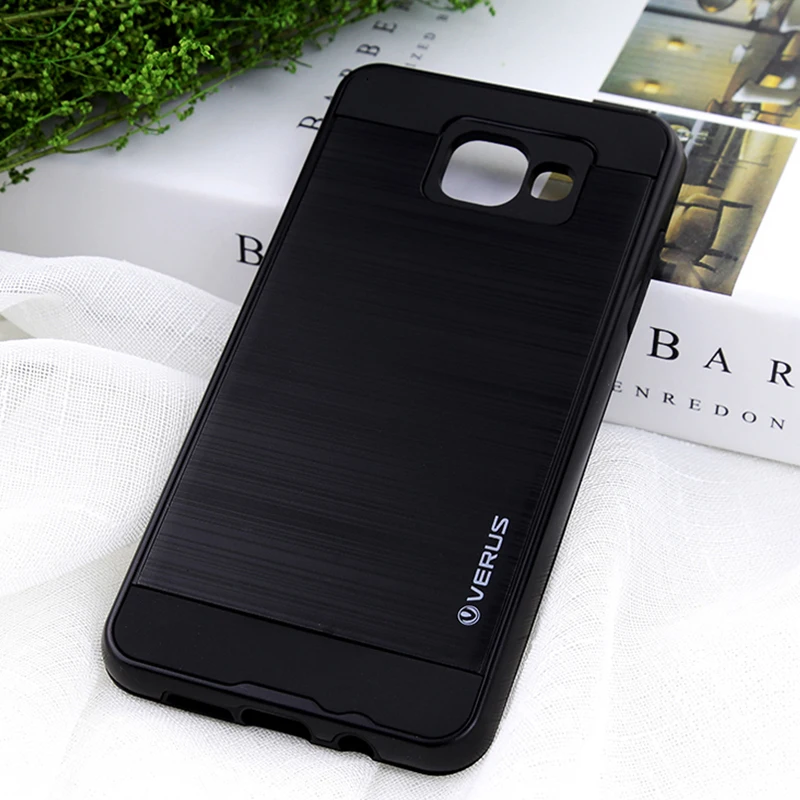

Luxury Dual Hybrid Brushed Hard Back Cover Shockproof Case For Samsung Galaxy A3 A5 A7 2017 A320 A520 A720 Phone Cases