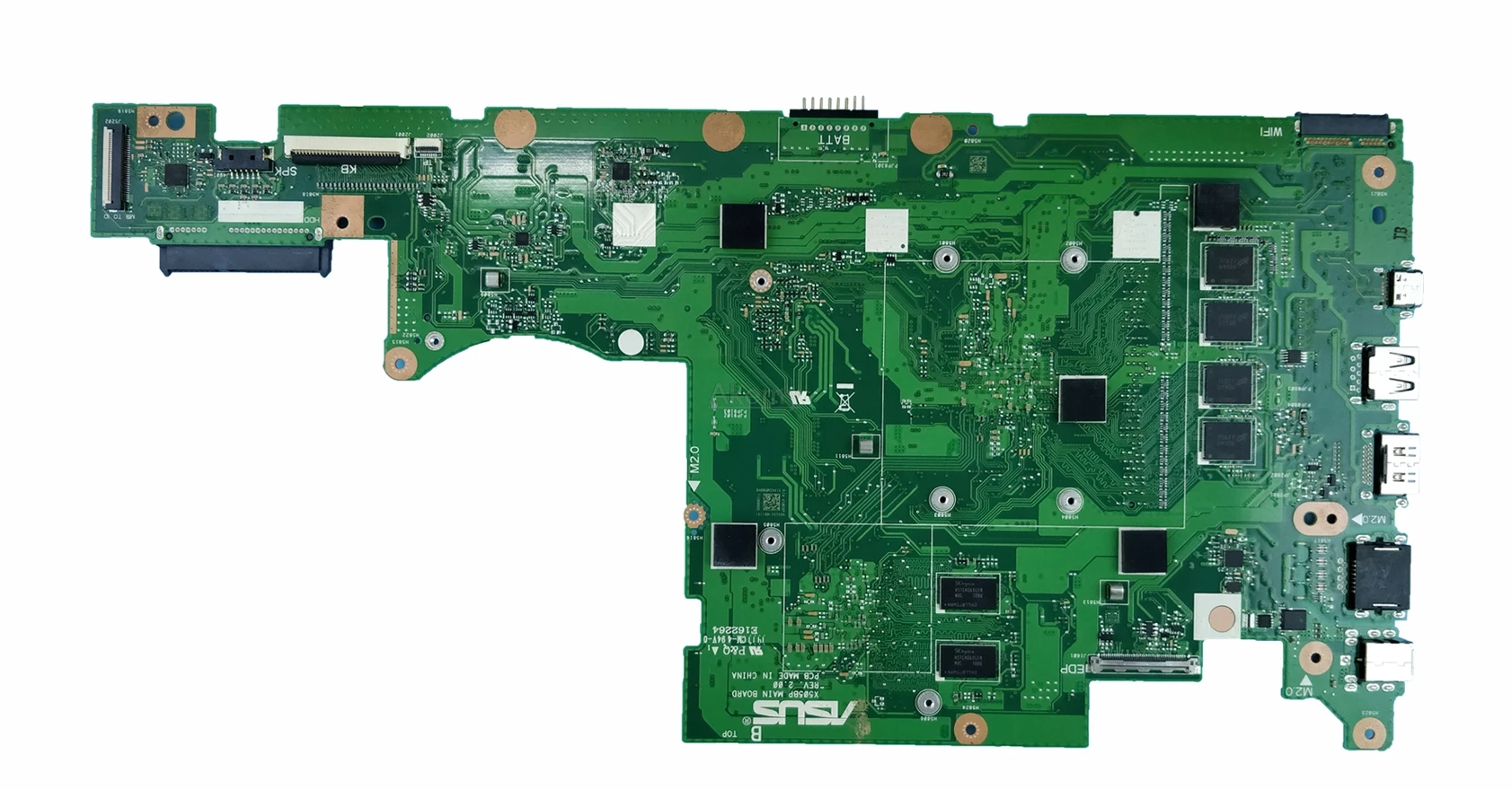 X505BP محمول اللوحة الأم ل ASUS X505B X505BP اللوحة 100% اختبار 4 GB RAM E2-9400 وحدة المعالجة المركزية