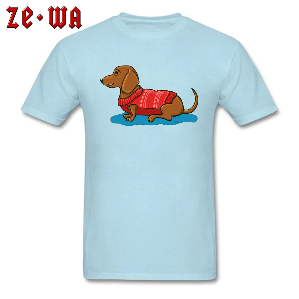 Discount Youth T Shirt O-Neck Short Sleeve 100% Cotton Fabric Dachshund Love Tops Shirt Summer Tee-Shirt Drop Shipping Dachshund Love light