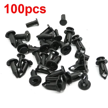 

100pcs 8mm ATV Rivet Fairing Body Trim Panel Fastener Screw Clips plug Kit For Honda Trx250 Trx250Ex Trx300Ex Trx400Ex