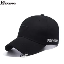 [Дэсин] мужская кепка черный унисекс кольцо головные уборы бейсболка мужчины женщины snapback шапки хип-хоп бейсбольная кепка способа с кольцами