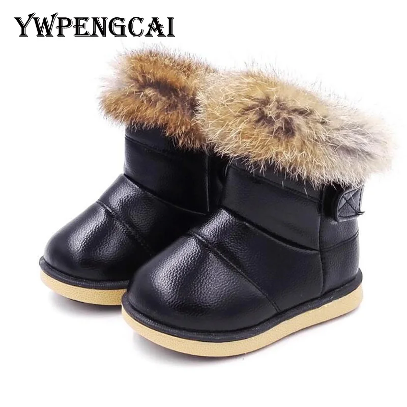 1 6 Years Toddler Girl Boots Soft Warm Kids Winter Boots For Girls Real