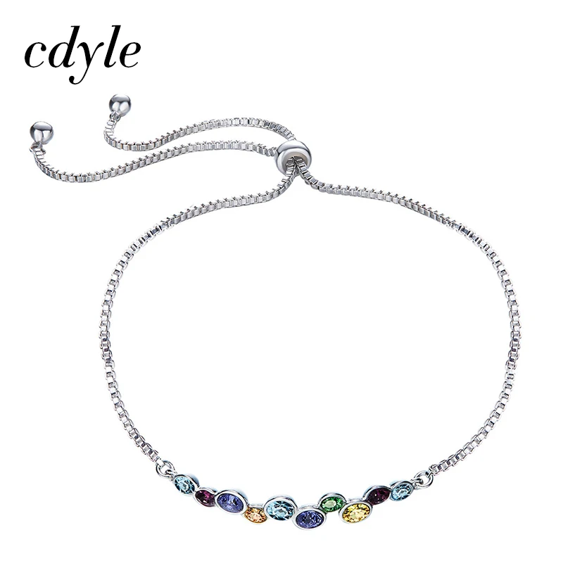

Cdyle Women Bracelet Fashion Jewelry 925 Sterling Silver Embellished with crystals from Swarovski Bracelet