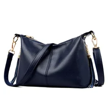 Casual Women Shoulder Bag PU Leather Female Tote Crossbody Bags Business Women's Handbag Tassel Solid Zipper Messenger Hobos Bag kiss karen fashion women hobos diamond rivet denim bag female handbags jeans women s shoulder bags casual tote messenger bags