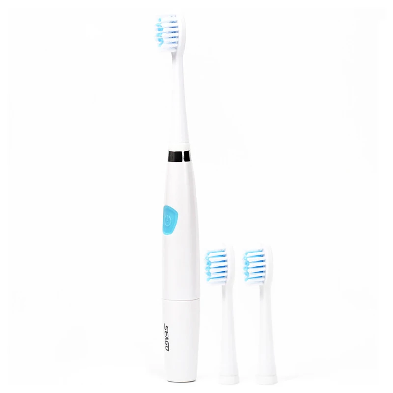 

Seago SG-612 Children adult waterproof sonic battery electric toothbrush deep oral cleaning
