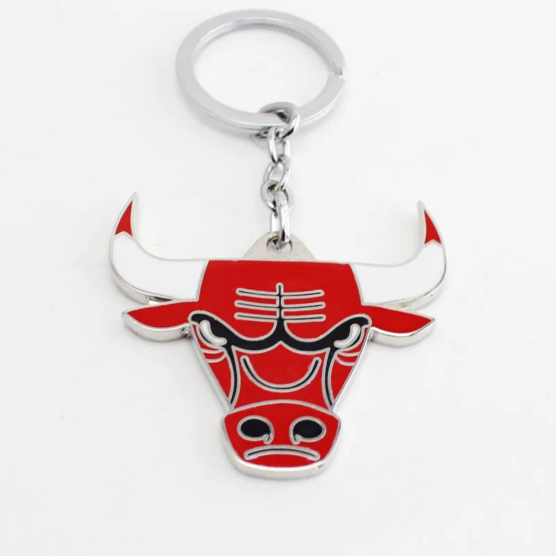 

2016 New 1pcs 5.8*5.2cm Cool NBA Toys Pendant CHICAGO BULLS Creative Keychain Toys Pendant
