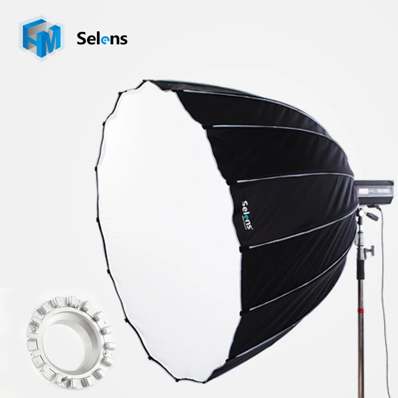 Selens 150 см Огромный диффузор шестиугольник софтбокс Bowens Balcar Elinchrom Hensel Profoto Speedring Professional рассеиватель света