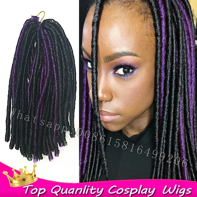 Tissage synthetic Soft dreads tresse africaine dreadlock extensions