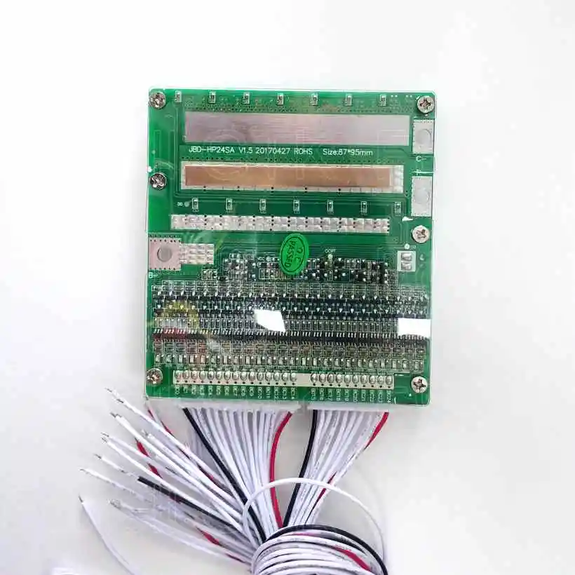Высококачественный 72 в bms 50A 24S smart lifepo4 PCM 3 2 В cell 24s1p 3000 Вт Аккумулятор для