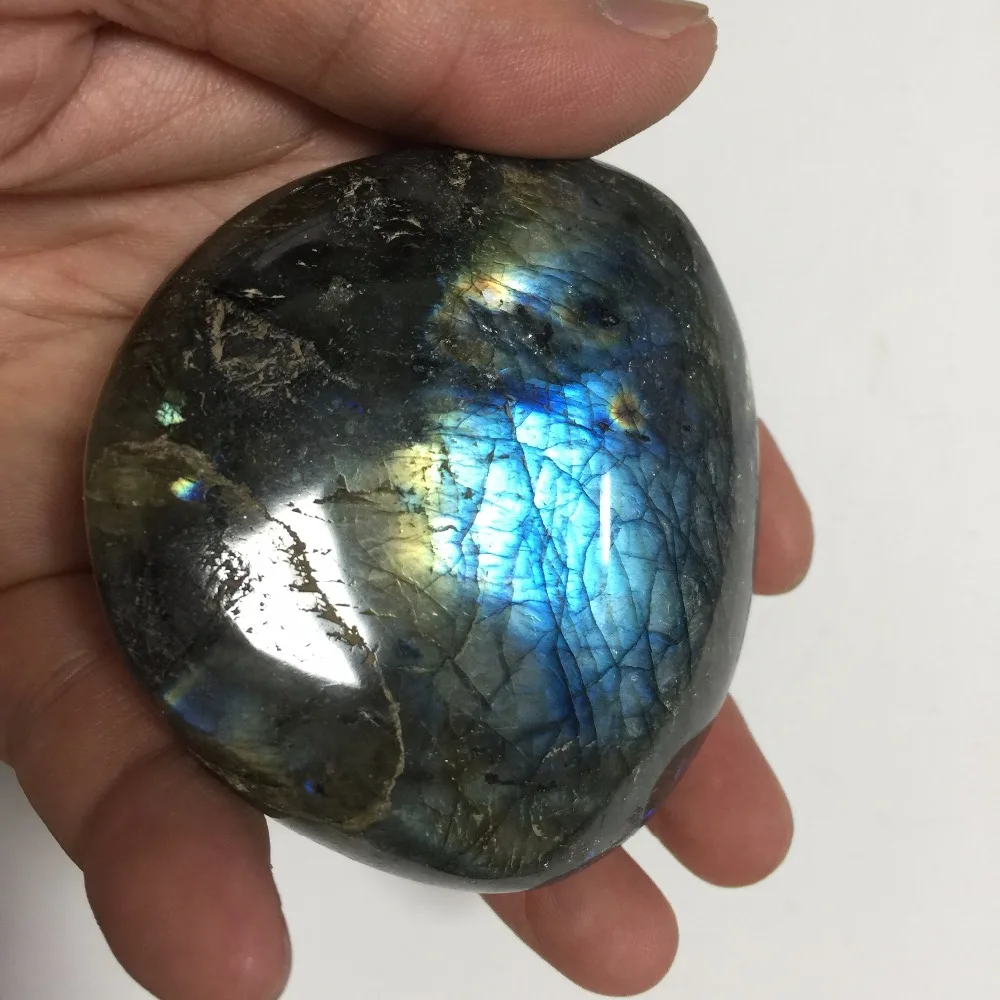 Бесподобный натуральный камень лабрадорит 210-270 г красочный свет Feldspar Золотой Лабрадор лунный камень гекатолит образец минерала