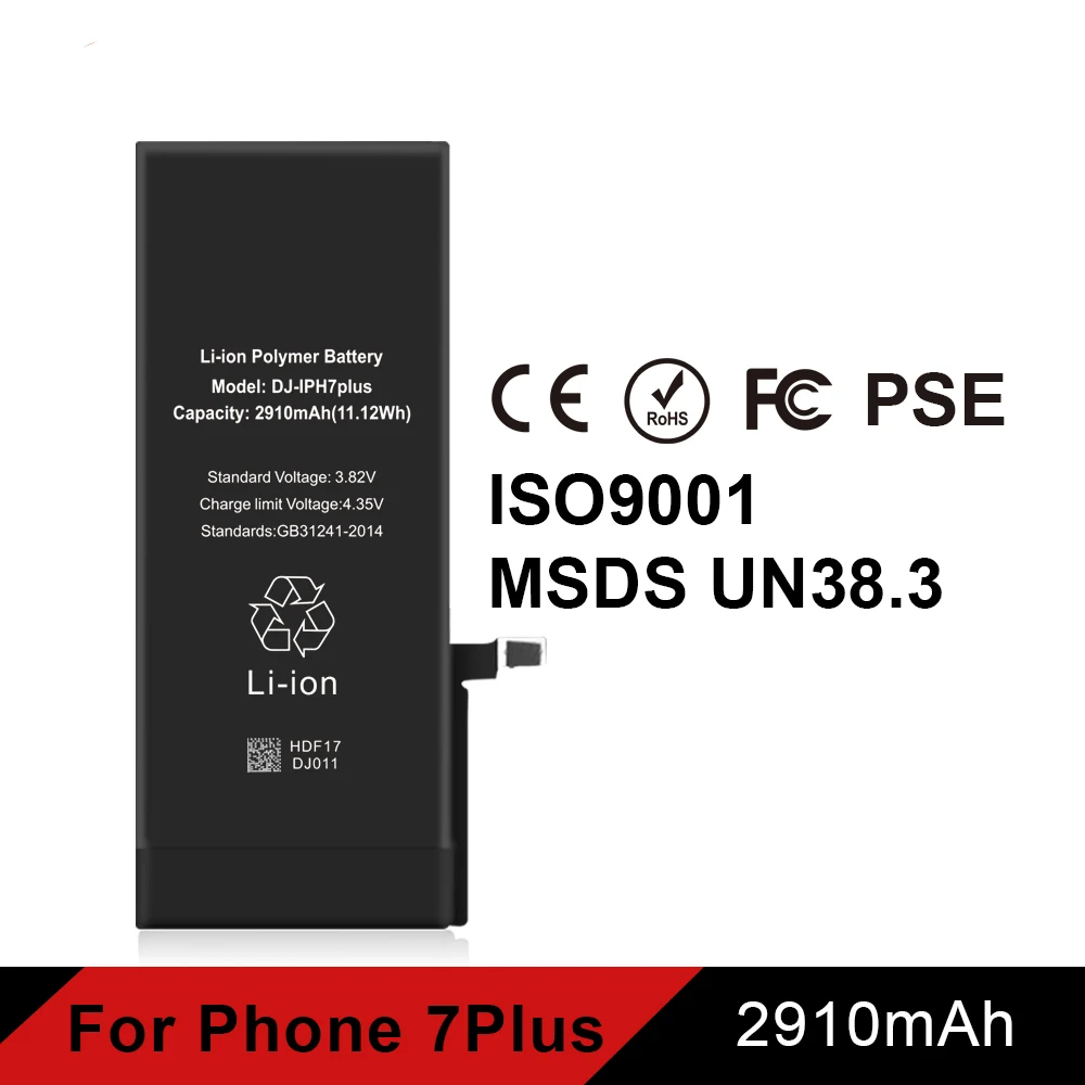 YAPY батарея мобильного телефона для iph 7 plus реальная емкость 2900 мАч+ Инструменты