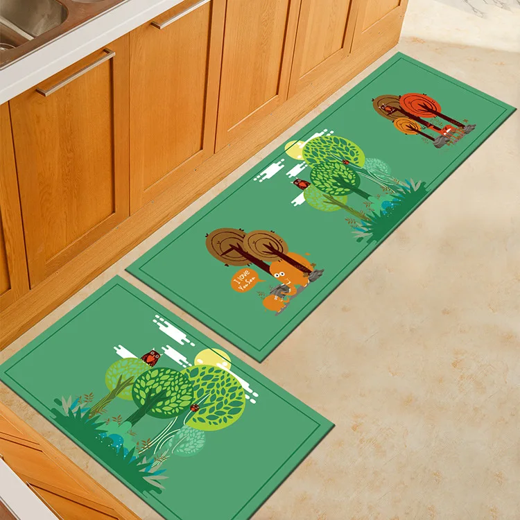 Zeegle Non slip Кухня коврик для дома из мягкой Гостиная ковер впитывающие коврики