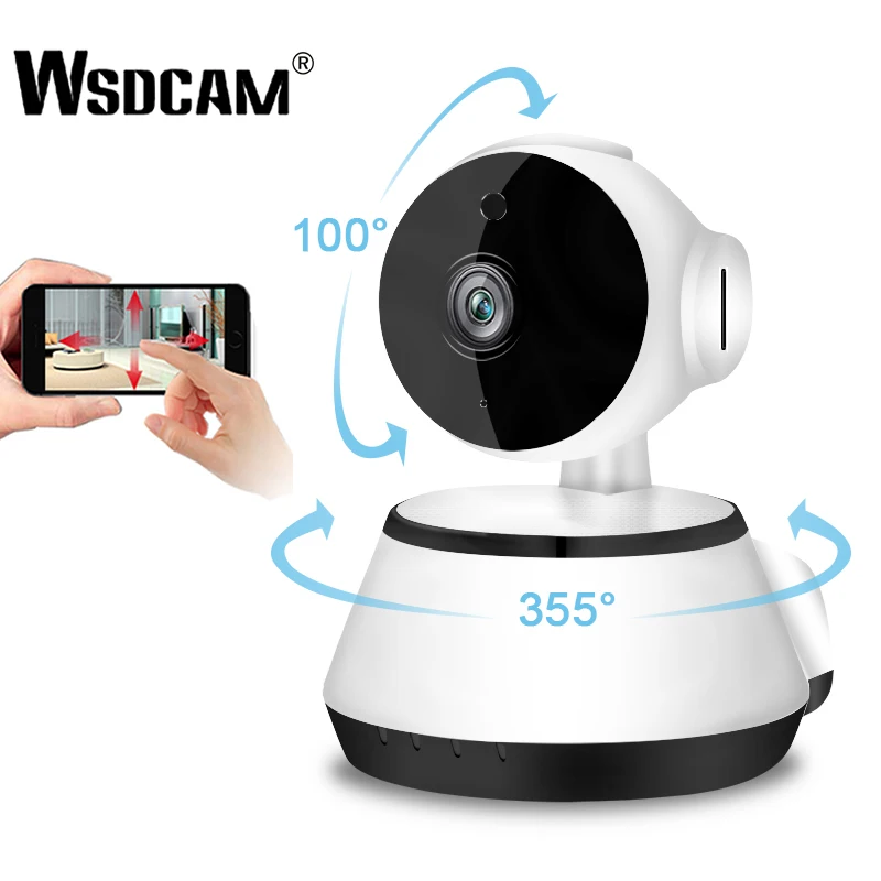 Wsdcam 720P IP Camera Wireless Home Security IP Cameras Surveillance Camera Wifi Night Vision CCTV Camera Baby Monitor Mini Cam