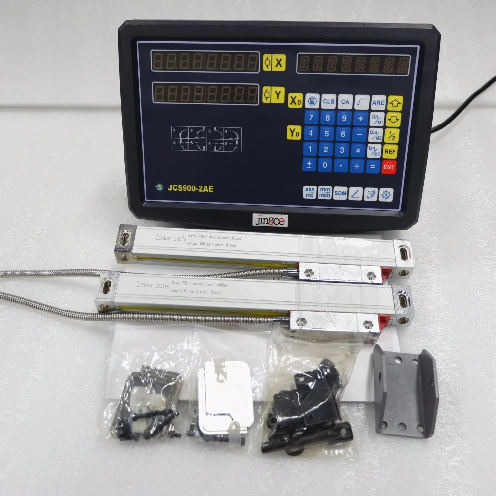 9X36 42 49" 2 Axis digital readout with high precision linear scale