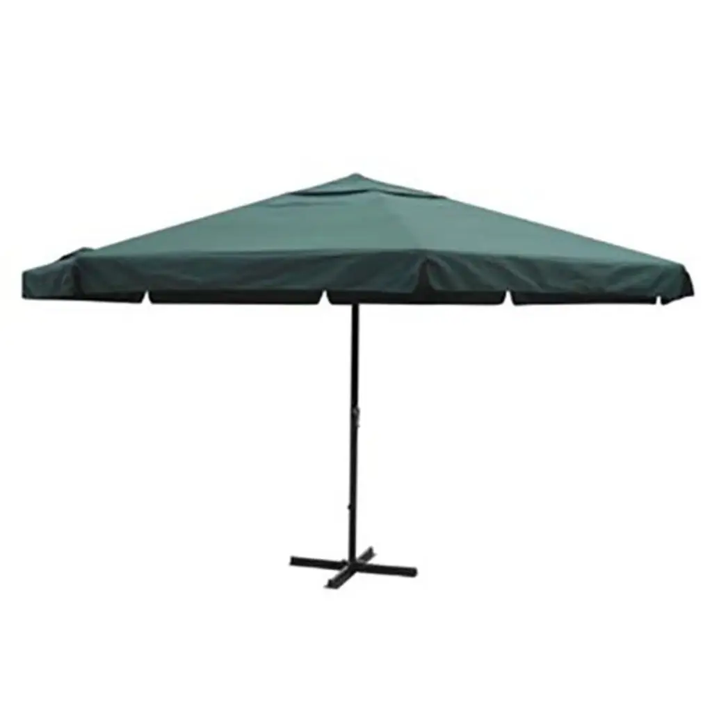 vidaXL 16' Parasol Green Aluminumin Awnings from Home & Garden on