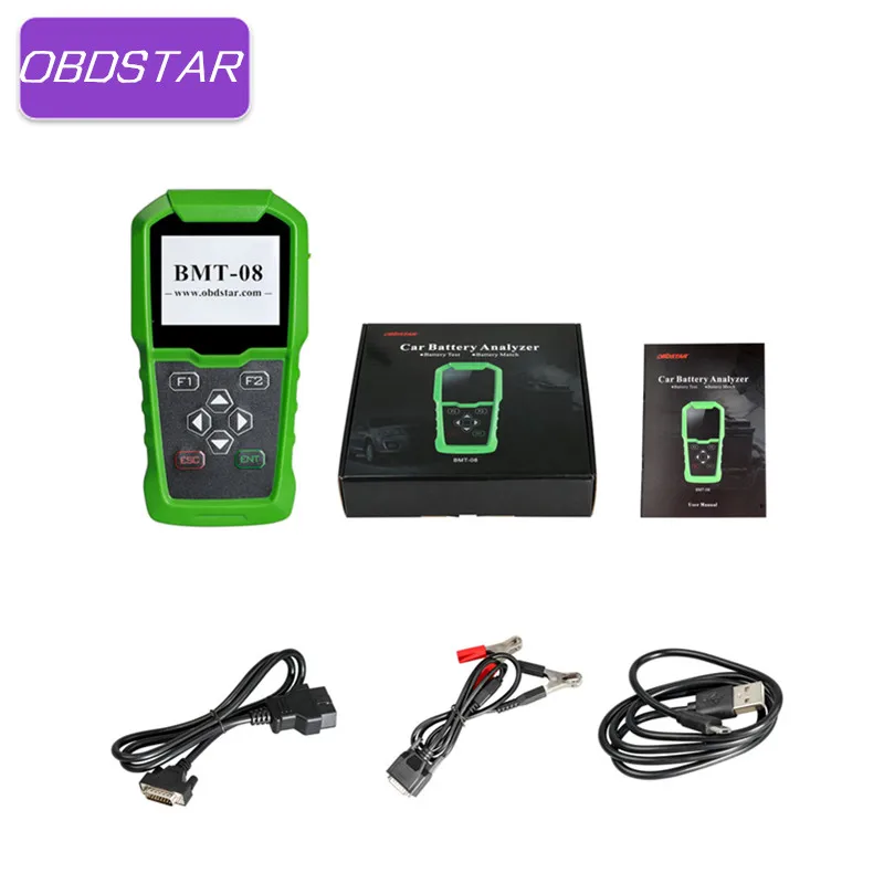 

OBDSTAR BMT-08 12V/24V 100-2000 CCA 220AH Automotive Load Battery Tester and Car Battery OBD2 Match tool