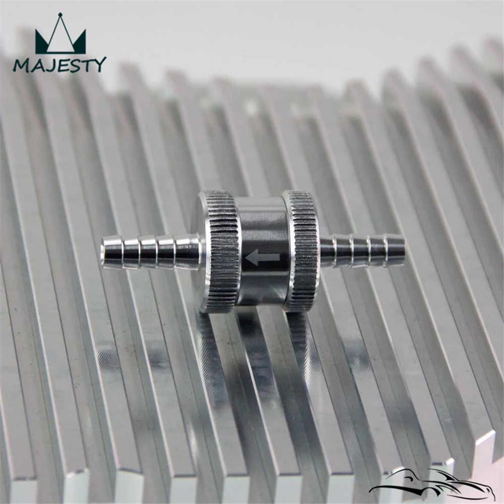 

1PCS Aluminium 6mm 1/4" Non Return Check Valve One Way Petrol Fuel Diesel