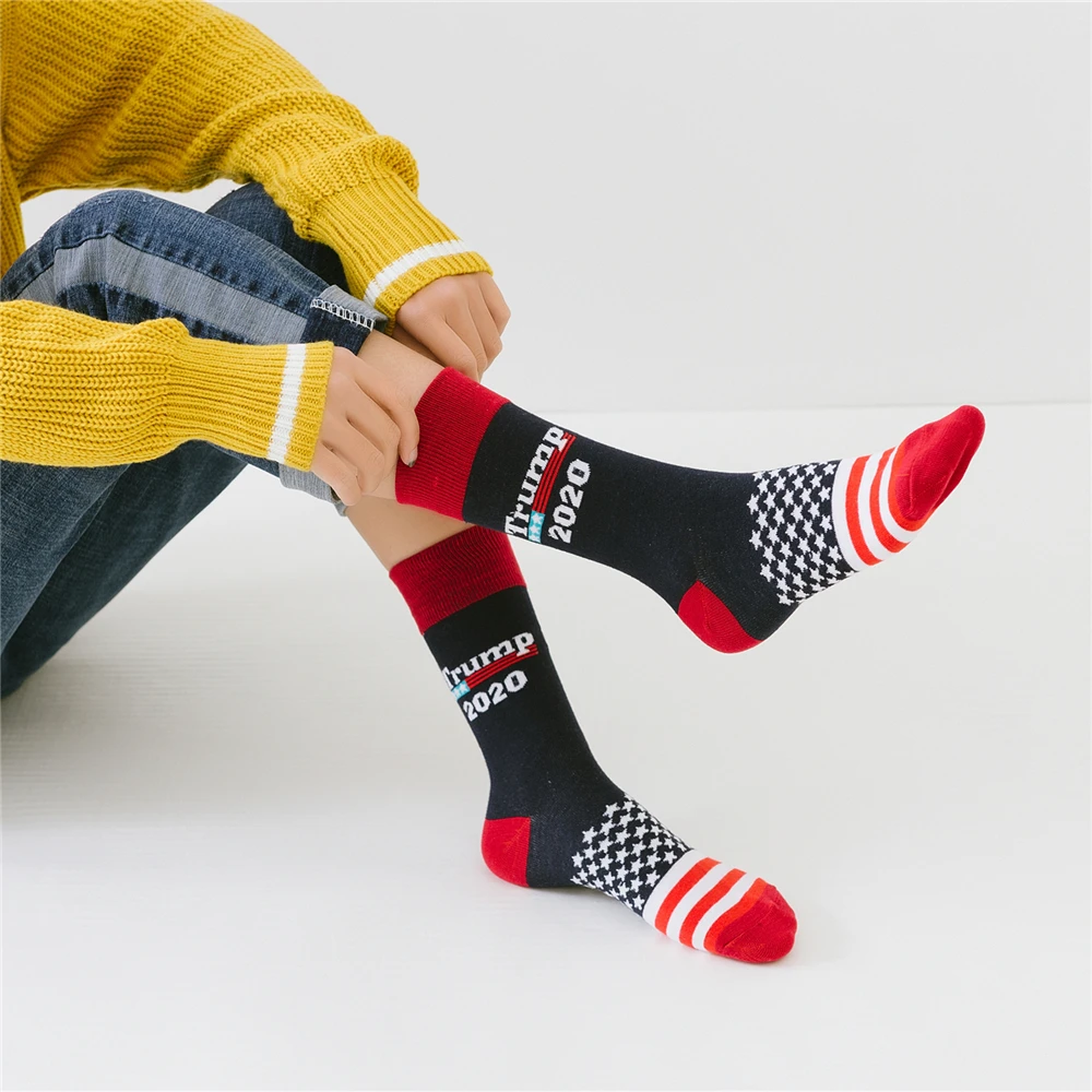 

President Donald Trump Crew Socks Star stripe calcetines skarpetki meias