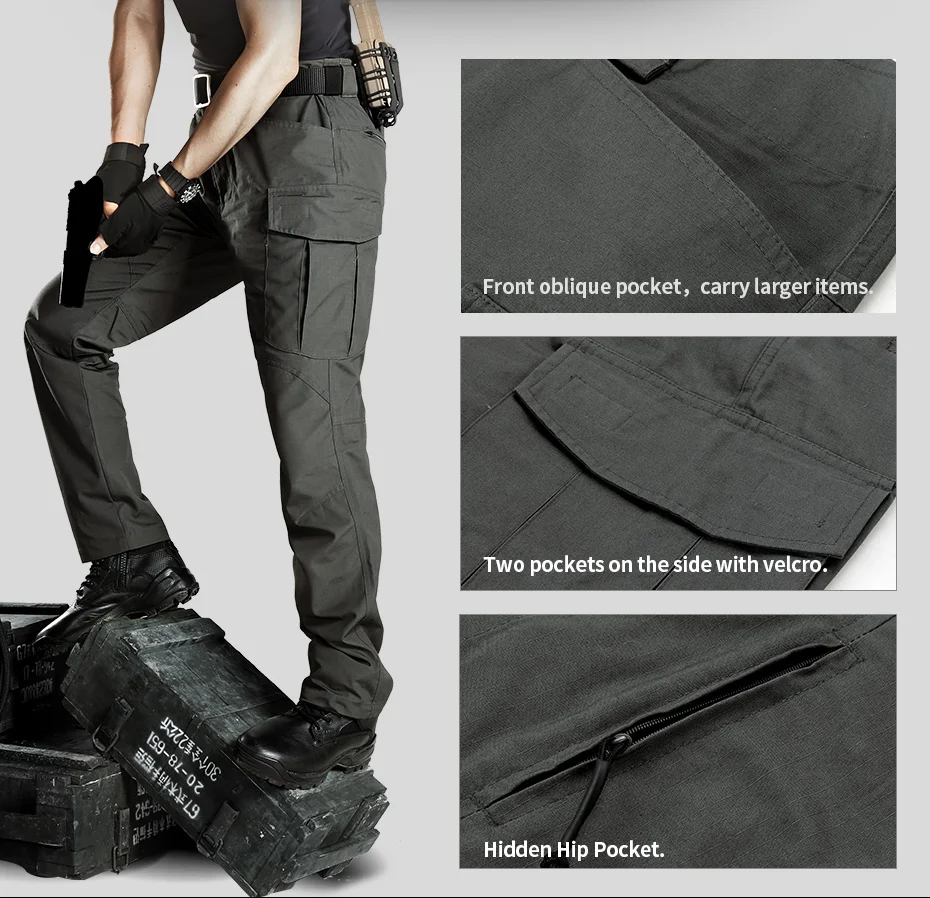 CQB Outdoor Sports Hiking Tactical Men's Pants Spring Summer Pants Wear-resisting Trousers for Camping Climbing Pants