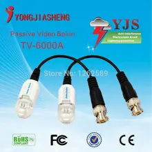 Single Channel Passive Video Balun lightning protection Passive Video Balun UTP Transivers/connector for cctv cameras 10PCS