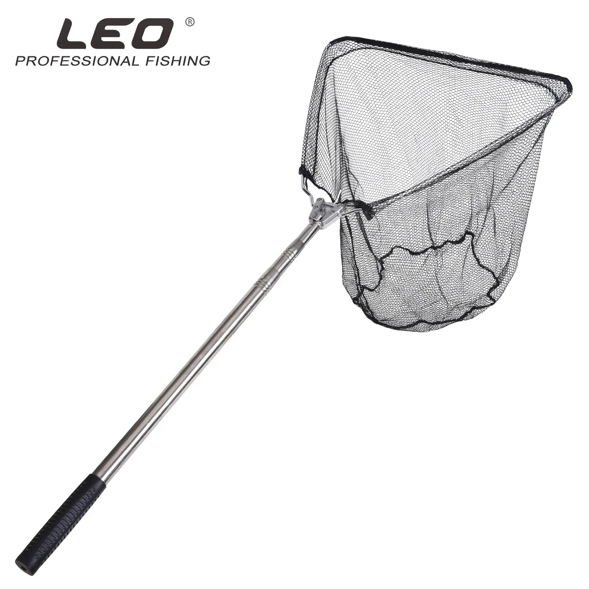 LEO Stainless Steel Triangle Dip Net 1.8 Meters Stretch Folding Shrink