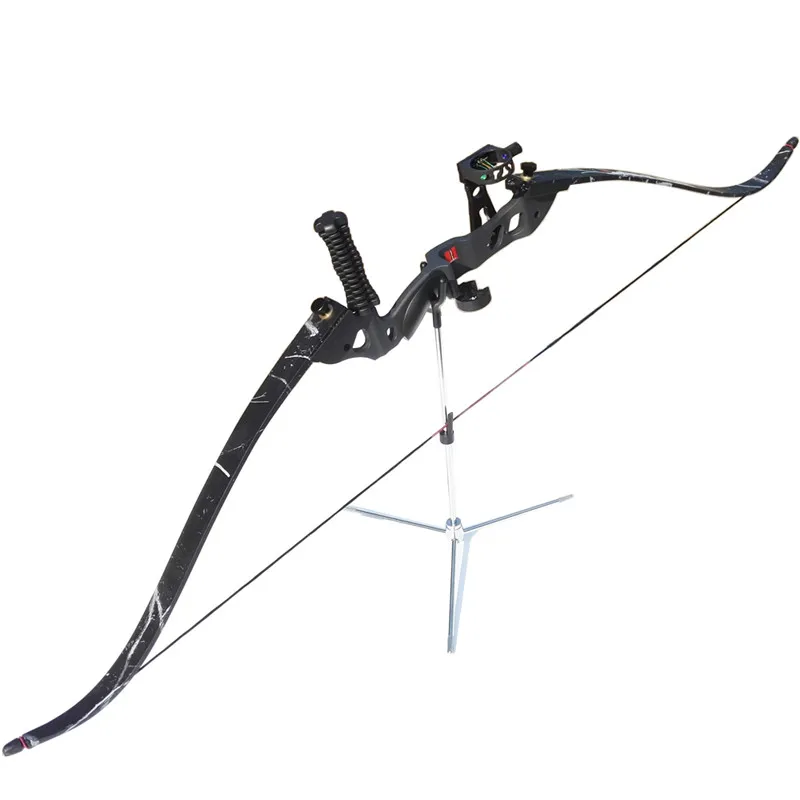 60" Archery Takedown Recurve Bow Set 3050lbs Arrow Rest Stabilizer