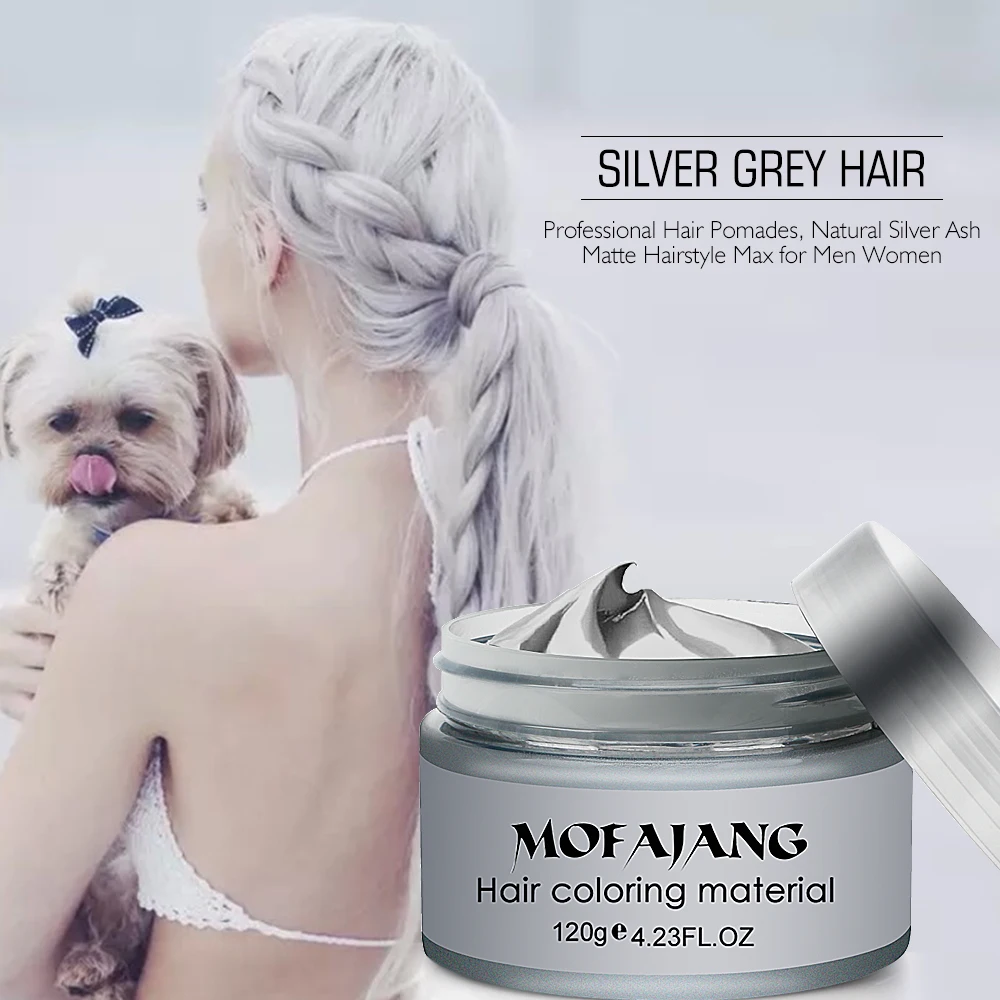 Effective Temporary Color Dye Hair Styling Wax Display 1