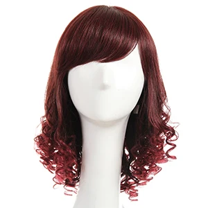UNA бразильские Фунми вьющиеся человеческие волосы парики не Реми волосы 1" парик моно веб-топ цвет#1# 1B#2#4#27#30#33# 99J# ошибка#350#2/33 - Цвет волос: T2-530