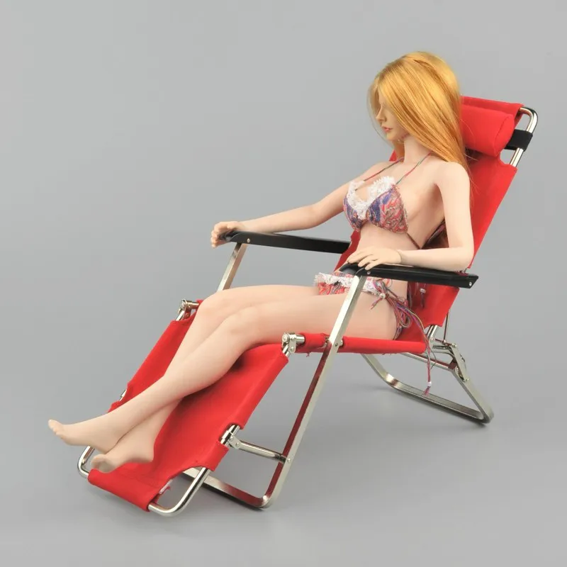 ZYTOYS ZY3001 1/6th весы сплав складной стул для пляжа детей возрастом от 12 дюймов фигурку