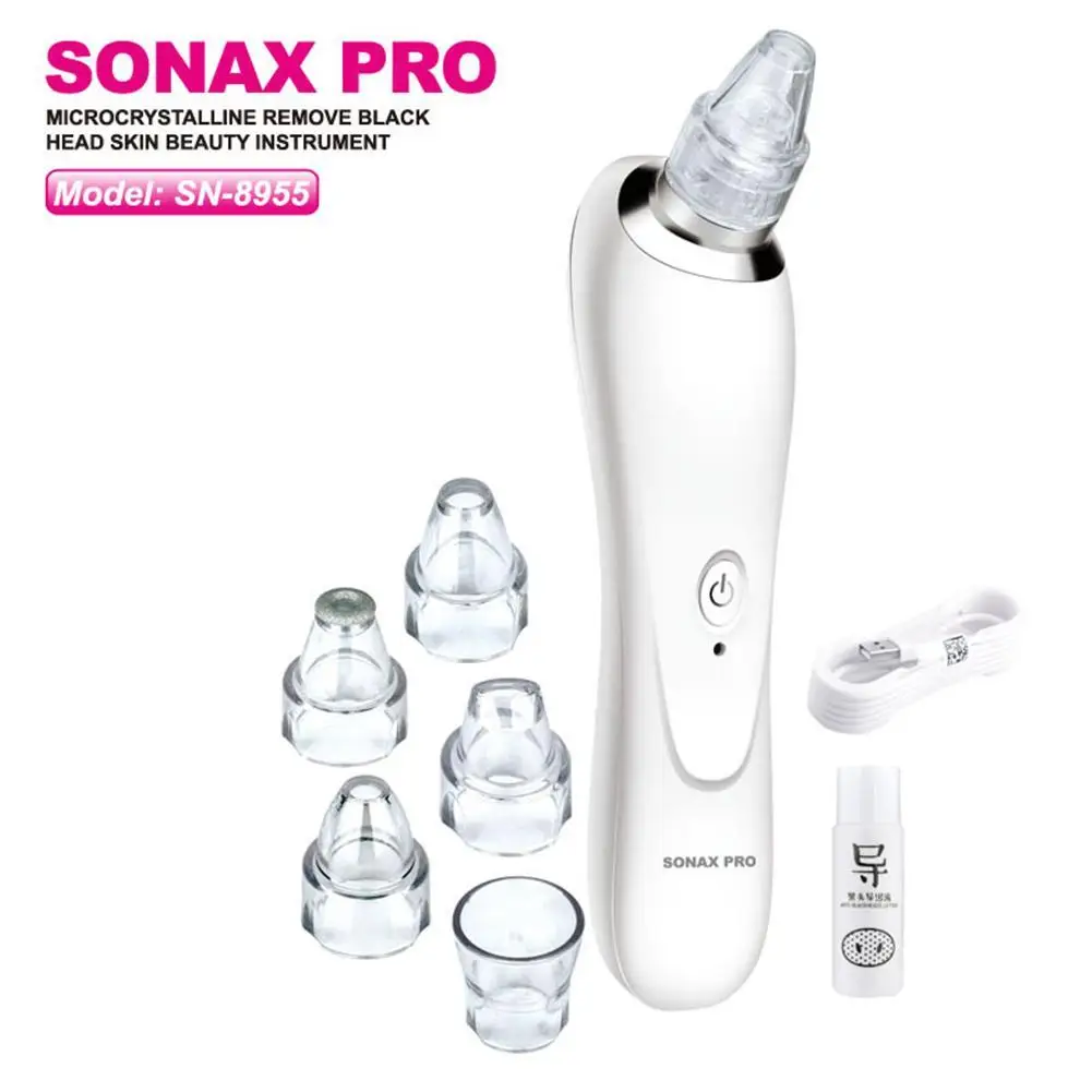 

SONAX PRO Face Cleaning Vacuum Negative Pressure Type Acne Pore Instrument Beauty Skin Care Specialist with Strong Adsorption