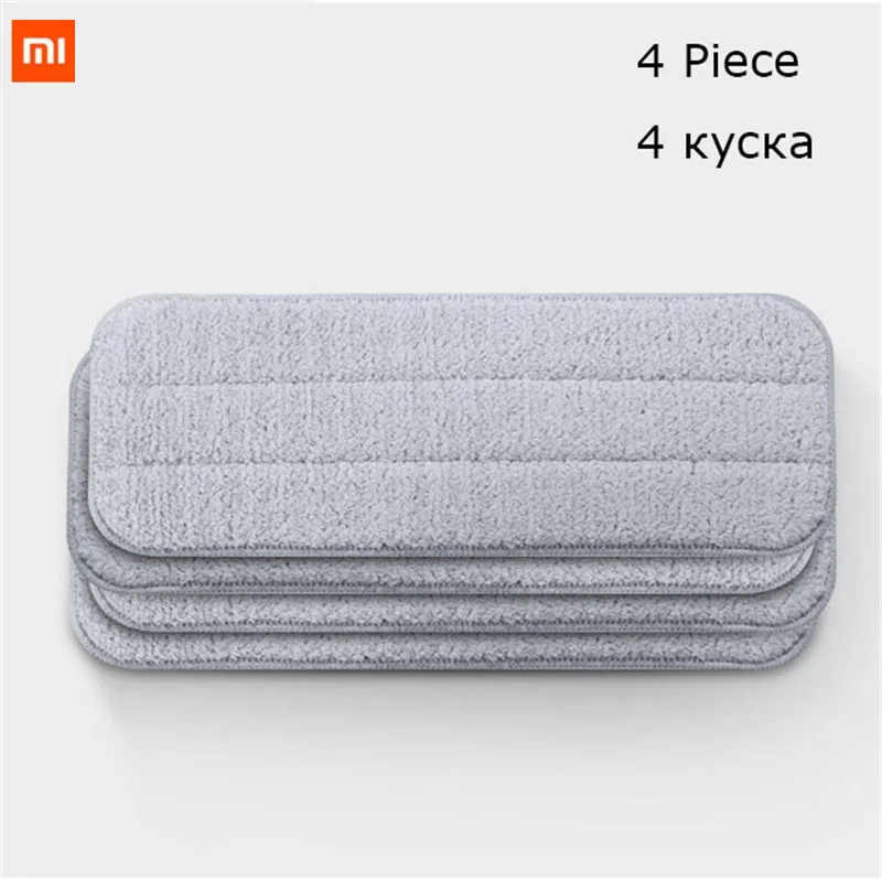 

2/4Pcs Xiaomi Mijia Deerma Replace Mop for Mi Mijia Water Spray Mop 360 Rotating Cleaning Cloth Head Wooden Carbon Fiber Clothes