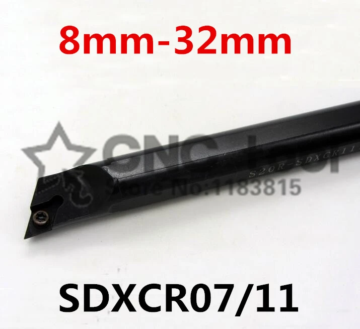 1PCS S08K-SDXCR07 S10K-SDXCR07 S12M-SDXCR07 S16Q-SDXCR11 S20R-SDXCR11 S25S-SDXCR11 S32T-SDXCR11 8mm-32mm CNC Turning tool lathe tool