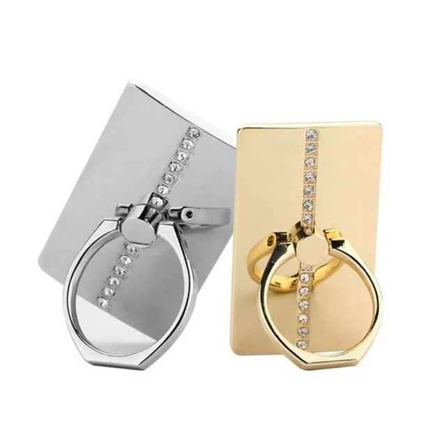 Universal Finger Metal Ring Diamond Phone Holder Mobile