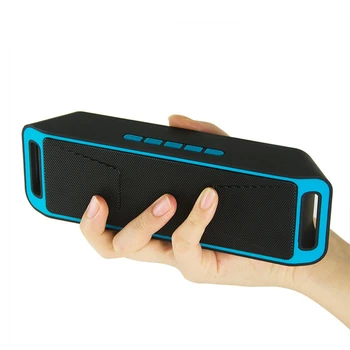 

Speakers SC208 Bluetooth Speakers Wireless Portable Soundbar Support TF Card Subwoofer Built-in Mic Stereo Bass Caixa De Som