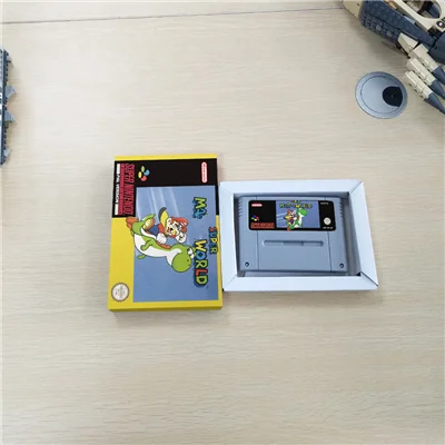 

SuperMario World With Retail Box RPG Game Battery Save EUR Version
