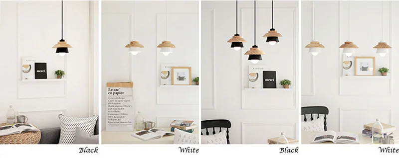 Horsten Nordic Japanese Modern Pendant Lights Creative Wooden Iron Dining Room Pendant Lamp Hanging Lights For Living Room Bedroom (2)