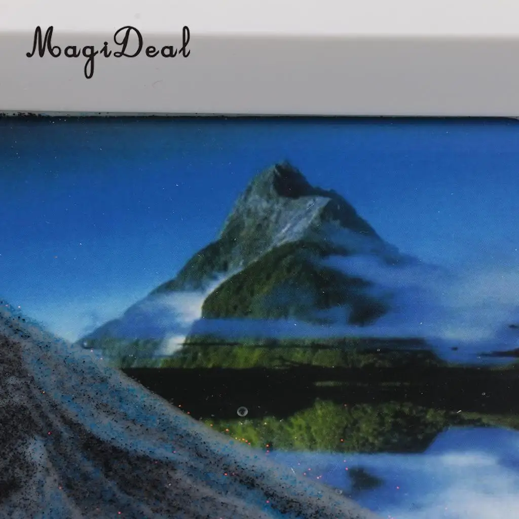 Floating Liquid Motion Timer Flowing Sand Drawing Psychedelic Starry Sky for Office Desk Tabletop Ornament Novelty Friends Gift