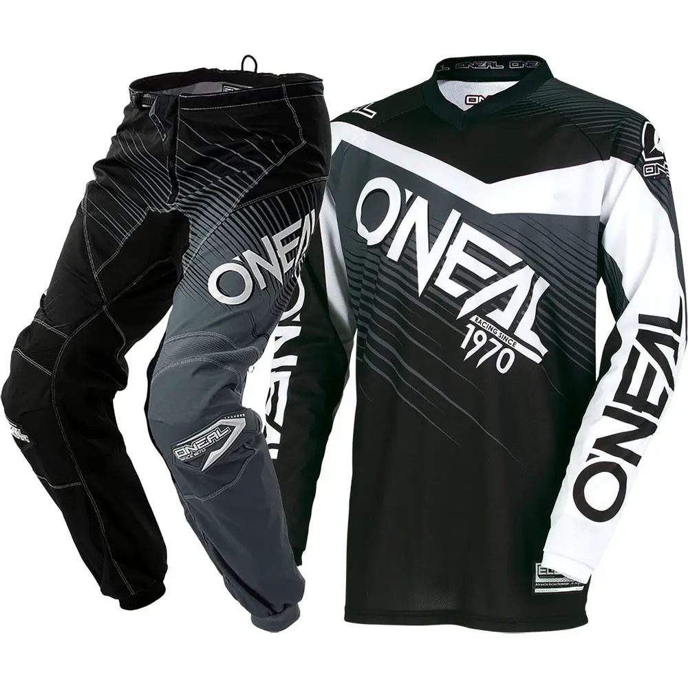 

Element Jersey Pants Combo Motorbike Dirt Bike Off-road Cycling Gear Set Black Grey