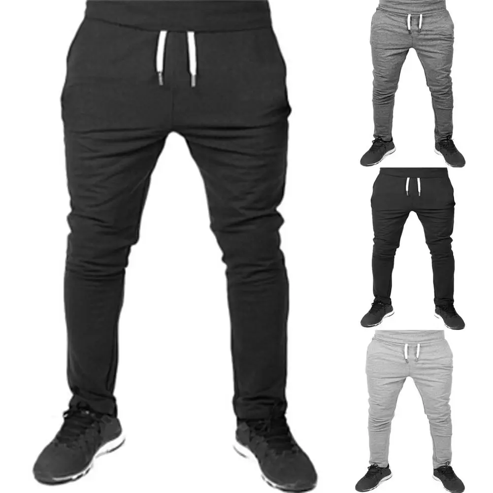 MISSKY 2019 хлопок для мужчин полный спортивные штаны повседневное эластичный хлопок s фитнес брюки для девочек узкие спортивные штаны