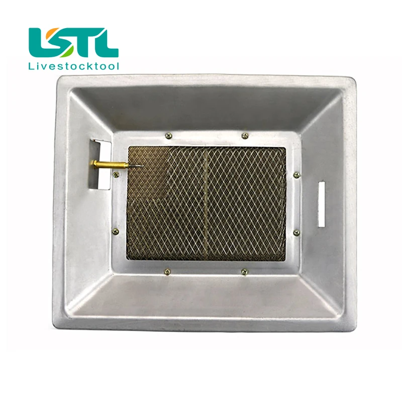 Manual Infrared Gas Brooder Heater Ceramics Catalytic Heating Hanging on the Wall for Poultry Chicken Coop Duck Piglet House