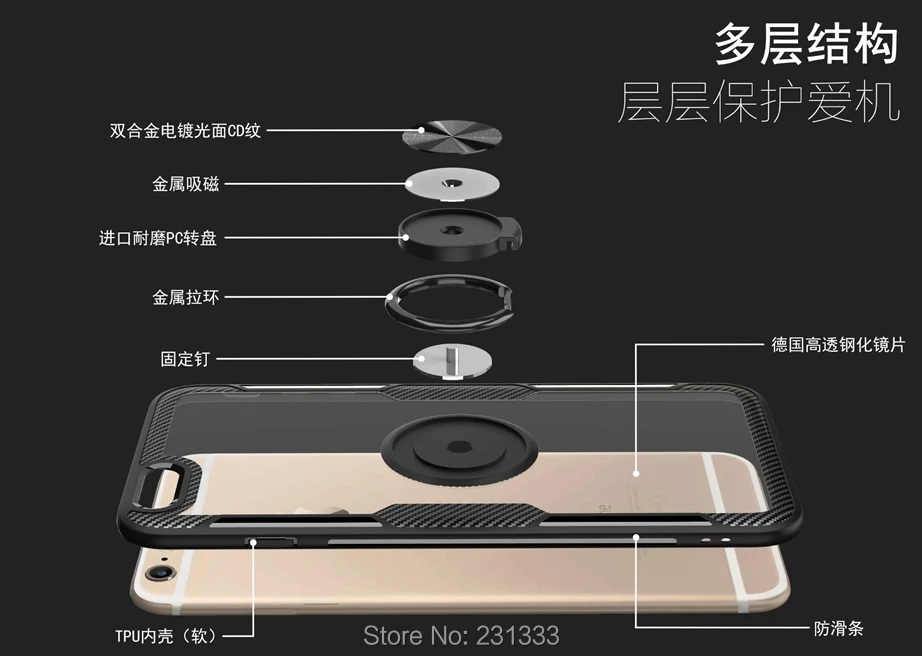 59267 7G 7+ 6S 6+ X XS MAX XR MATE10 P20 P20LITE P20PRO PLAY 8 NOTE5 TPU+PC (4)