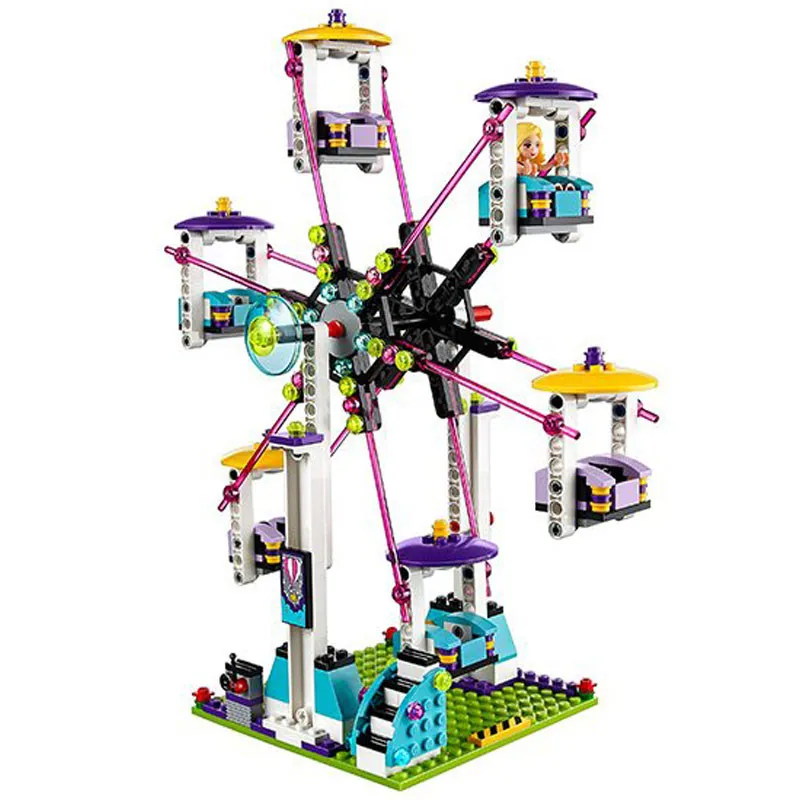 

Lepin 01008 Legoings Friends Princess Elves The Amusement Park 3D Model 1124cs Block Toys For kid With Legoing City Friend 41130