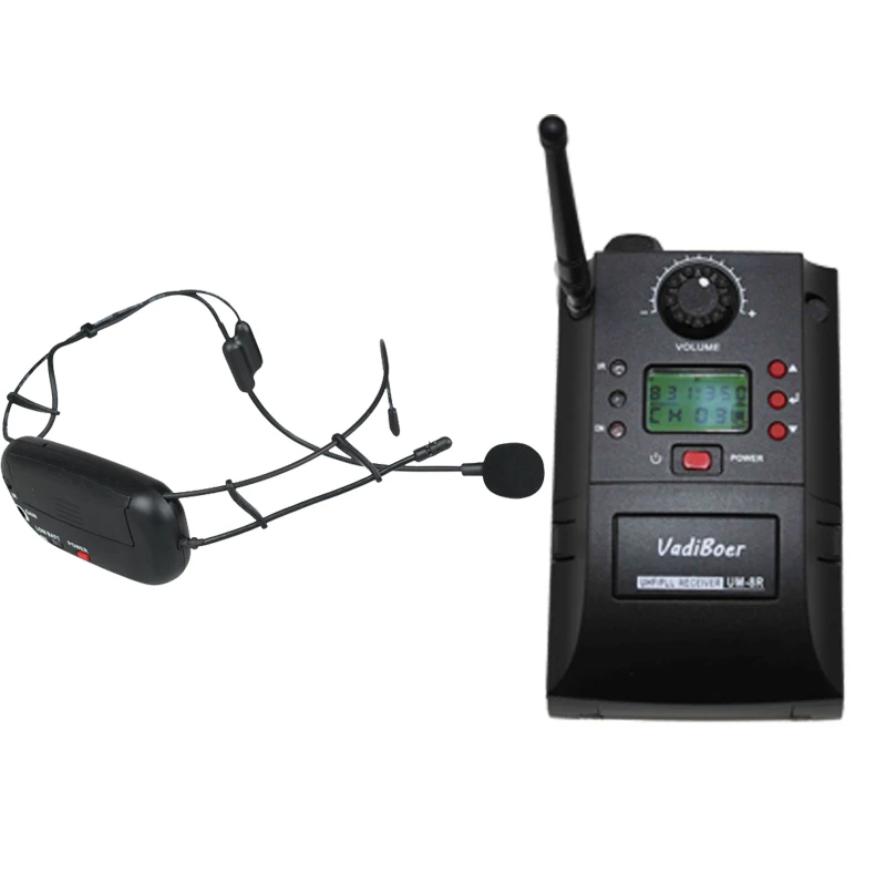 

Free Shipping,Earobe Airline UHF Wireless headset transmitter wireless microphone , OK-16 receiver sets Samson AirLine UHF